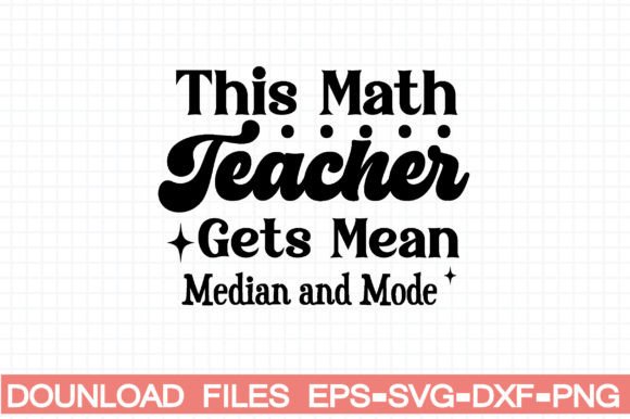 Creative Math Teacher Design for Embroidery