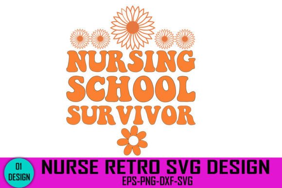 Nursing School Survivor - A Retro Embroidery Gem