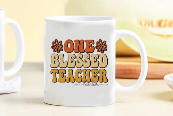 One Blessed Teacher Retro: A Charming Embroidery Design