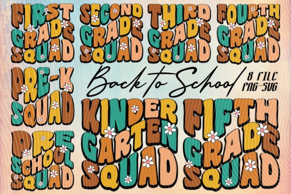 Review of School Class Squad T-shirt PNG SVG