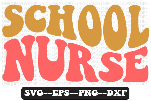 School Nurse Groovy Retro Svg Design Review