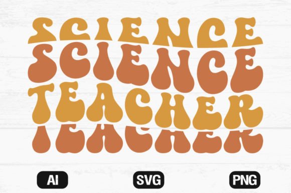 Science Teacher Groovy T-shirt: A Retro Twist
