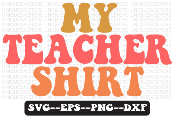 Teacher Shirt Groovy Retro Svg Design Review